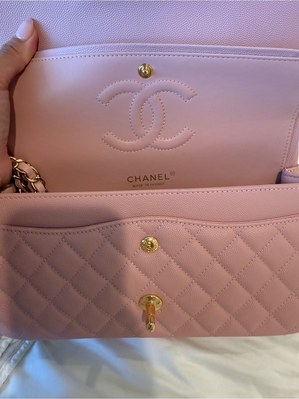 CC Pink Classic Flap - Picture 6 of 12